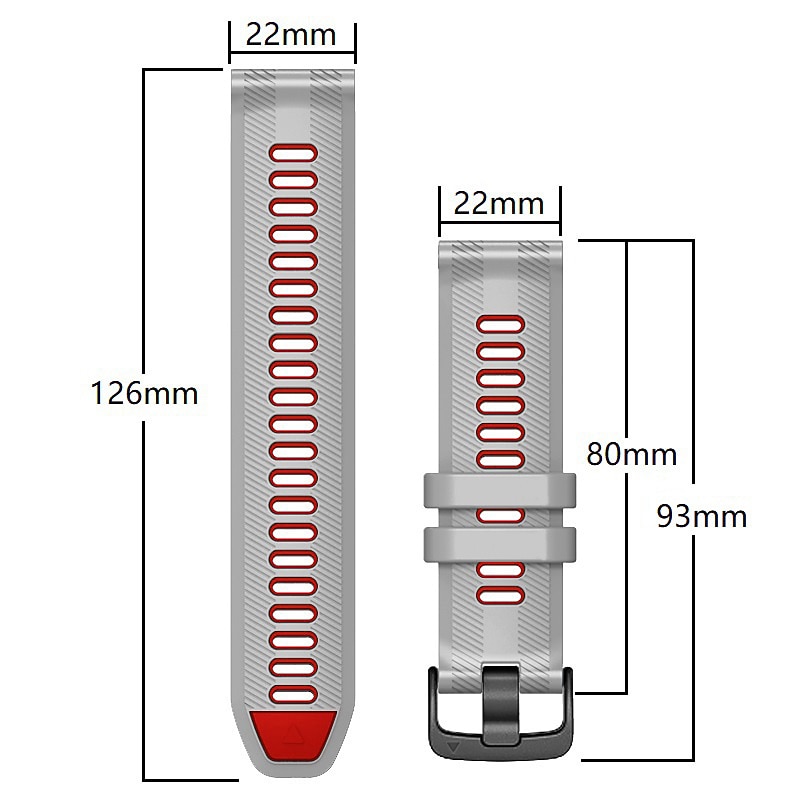 New applicable garmin Forerunner 965 official with steel buckle double-color plastic strap 935/745 955/945 / official wristbands 10 color spot supply3