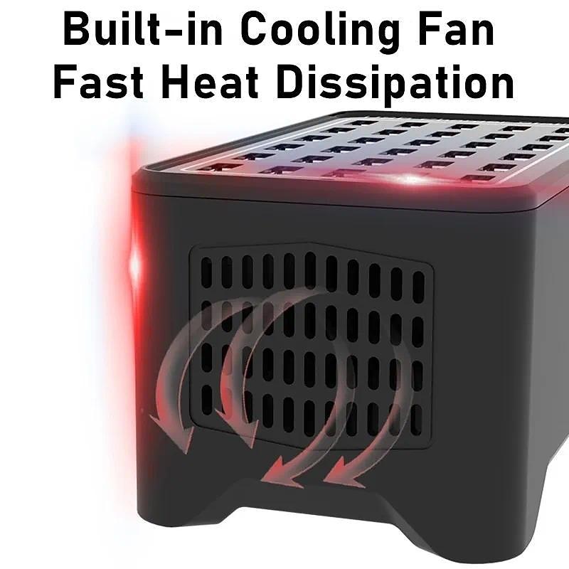 150W Multi USB Charger 30 Port USB Fast Charging Station Universal Carregador Portatil For Iphone 13 Samsung Xiaomi Ipad Tablet2