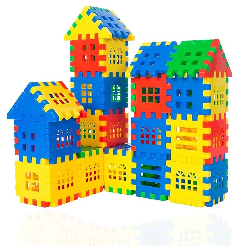 Assembling Block Building Blocks For Children's Houses Assembling Building Blocks For Children's Early Childhood Education For Men And Women Enlightenment Building Blocks2