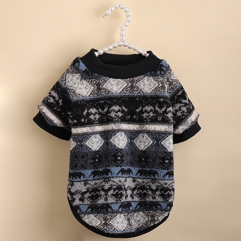 Dog Cat Sweater Jumper Vintage Casual Winter Breathable Soft Washable Comfortable Outdoor Casual Daily Dog Clothing for Bichon Frise Pomeranian Baby Pet Papillon Small4