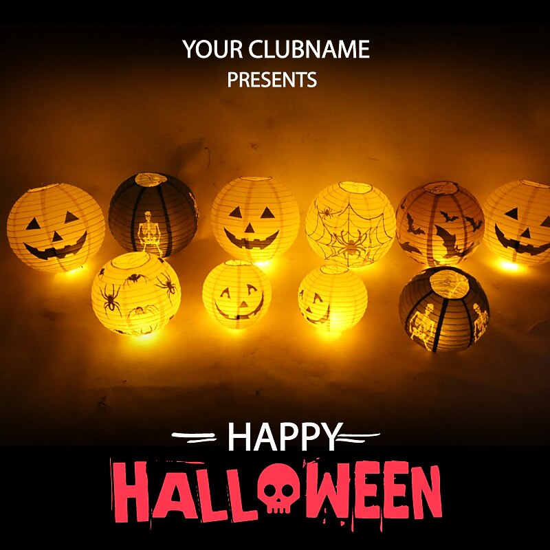 Spooky Halloween Pumpkin Lantern with Whisker Paper Perfect for Ghost Festival Atmosphere Arrangement and Home Decor4