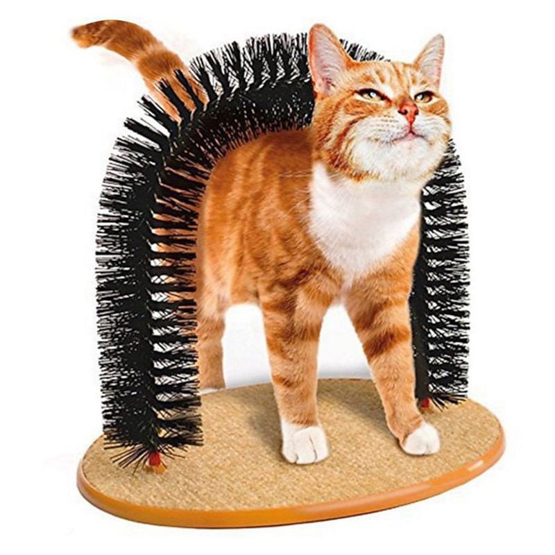 Cat Brush Cat Scratch Cat Toy Pet Toy Hair Scrubber Cat Arch Pet Play Toy2