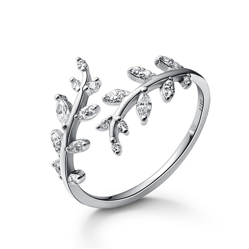 Women's Rings Fashion Outdoor Leaf Ring2