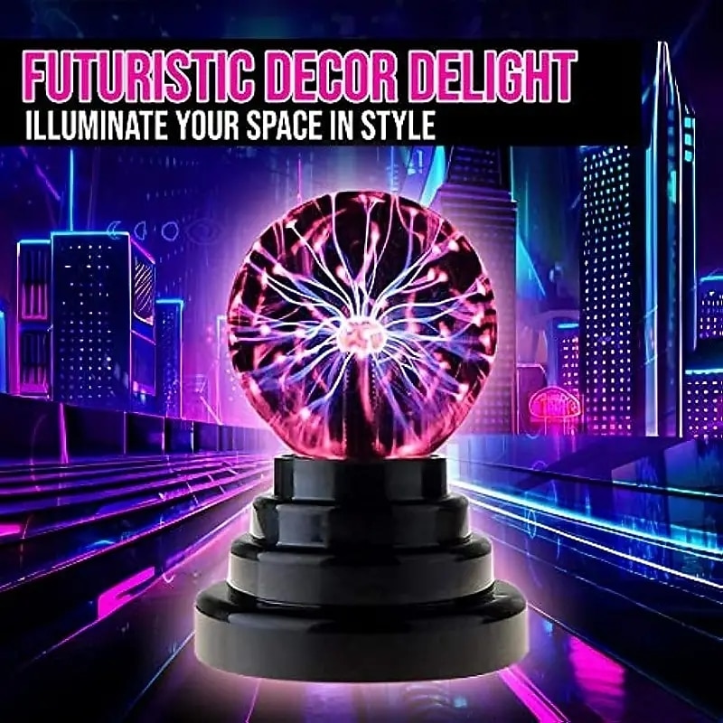 1pc USB Static Electricity Plasma BallElectrostatic Touch Magic Ball Lightning Ball Lamp Crafts Gift Lamp Ion LED Lamp