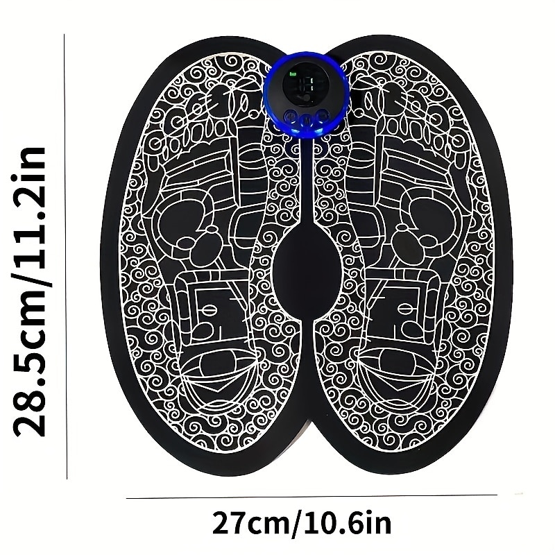 Rechargeable Electric Foot Massager - Improve Blood Circulation & Relax Muscles - Perfect Remote Control Pad For Men & Women4