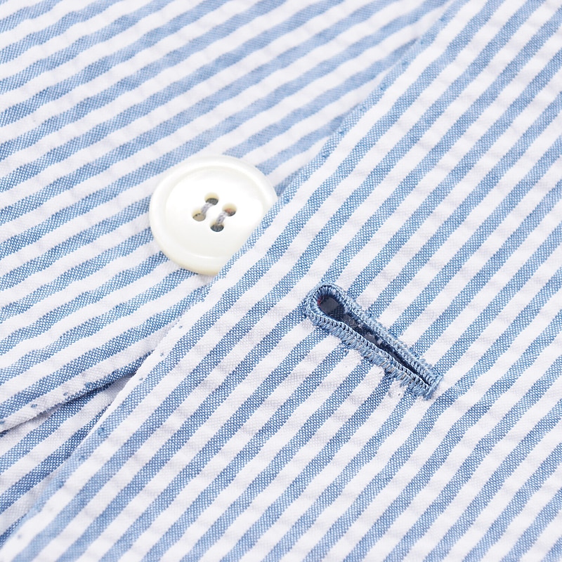 Men's Beach Wedding Suits Peak Blue Solid Colored Standard Fit 2 Piece Single Breasted Two-buttons4