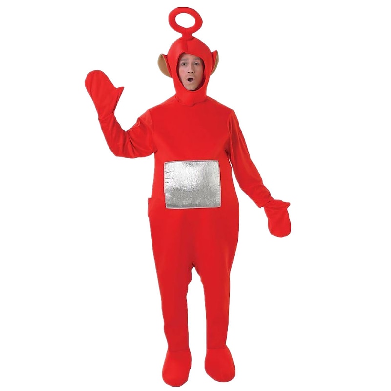 Couples Alien Teletubbies Funny Costumes Group & Family Halloween Costumes Men's Women's Movie Cosplay Cosplay Costumes Funny Costume Yellow Red Purple Leotard / Onesie Halloween Carnival Masquerade4