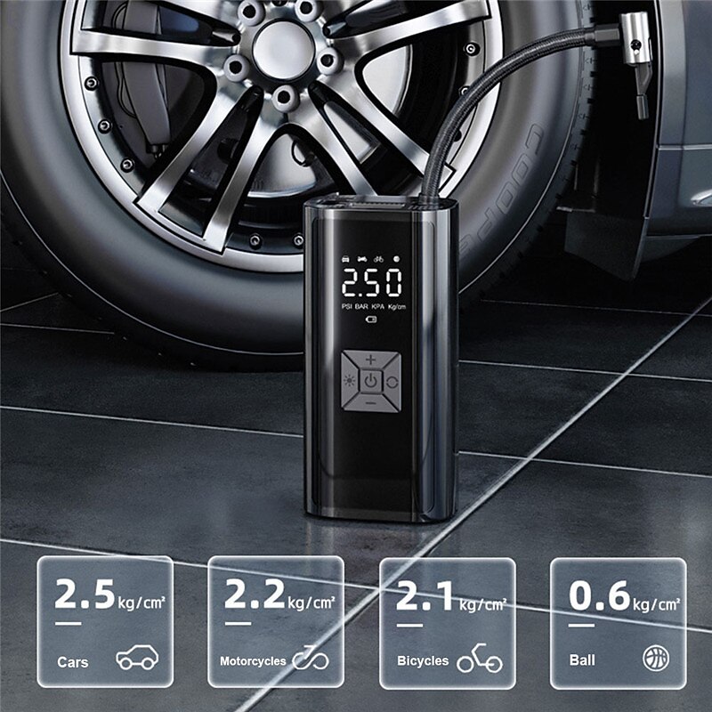 Vehicle-mounted Inflator Pump Automobile Car Small Portable Tire Multifunctional Inflator Electric Inflator Automobile3