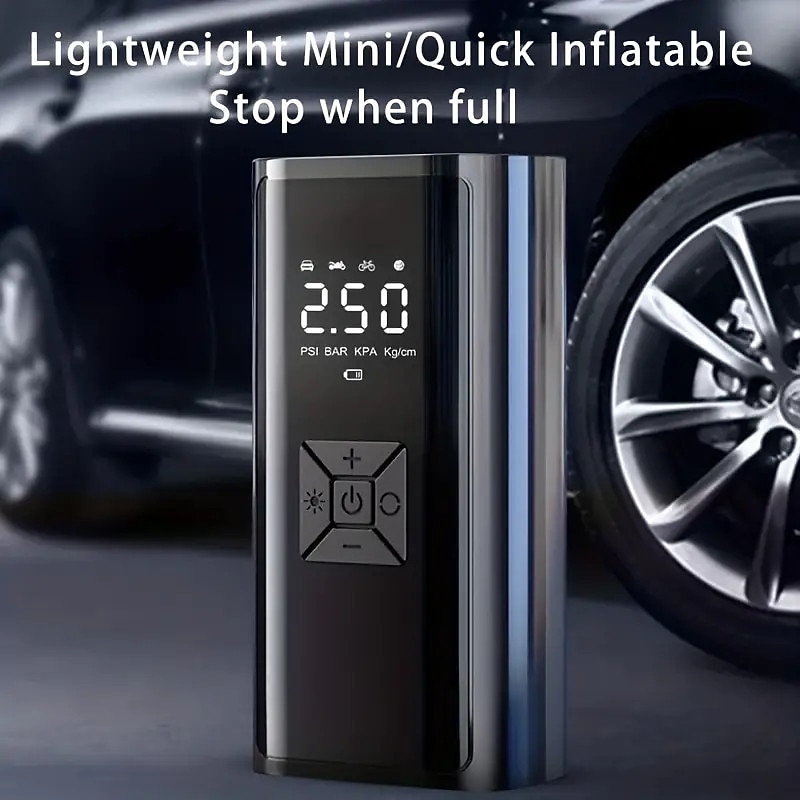 Vehicle-mounted Inflator Pump Automobile Car Small Portable Tire Multifunctional Inflator Electric Inflator Automobile