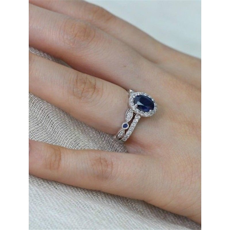 Women's Rings Romantic Date Geometry Ring2