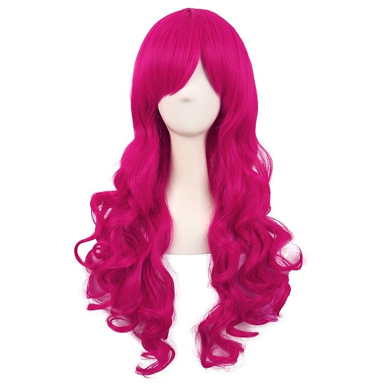 28 Inch/70 cm Lolita Long Curly 2 Ponytails Clip on Cosplay Wig4