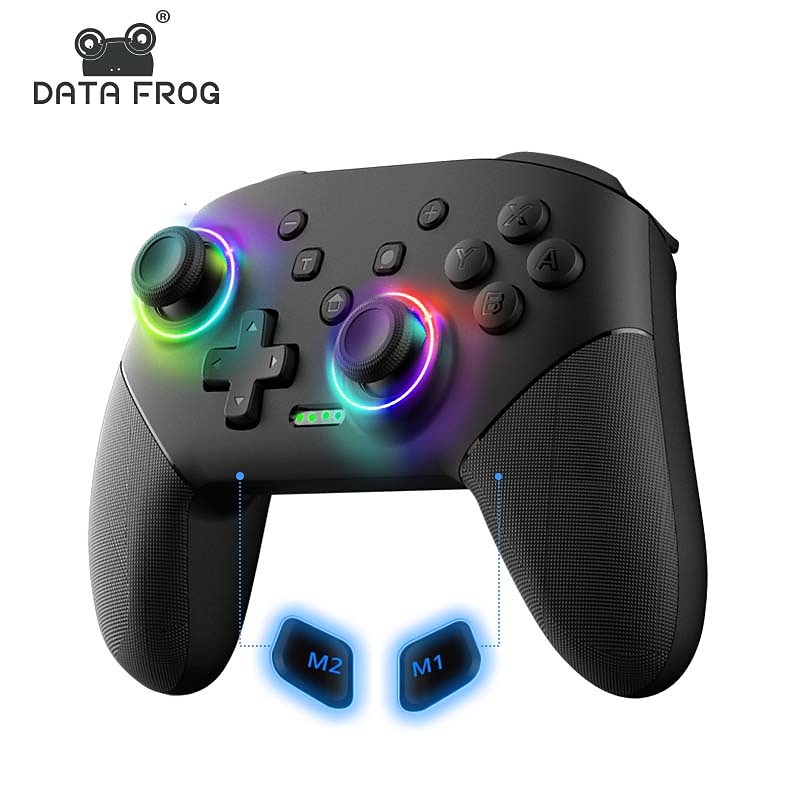 Wireless Controller For Nintendo Switch OLED Console Pro Gamepad with 600Mah Rechargeable Battery Programmable Turbo Function2