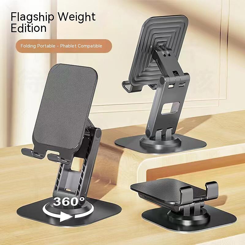 1PCS Metal Cell Phone Holder Multi-functional Folding Cell Phone Holder Support For iPhone Xiaomi Phone 360 Rotating Holder