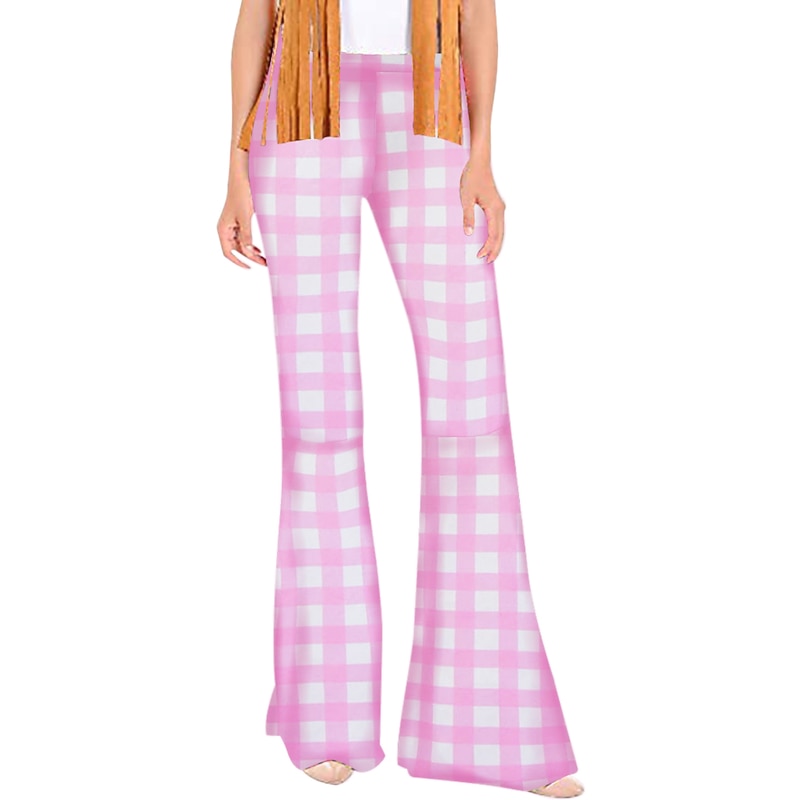 Retro Vintage Boho 1970s Trousers Bell Bottom Pants Wide Leg Pants Hippie Fancy Dress Women's Masquerade Party / Evening Bachelorette Party Pride Parade Adults' Pants3