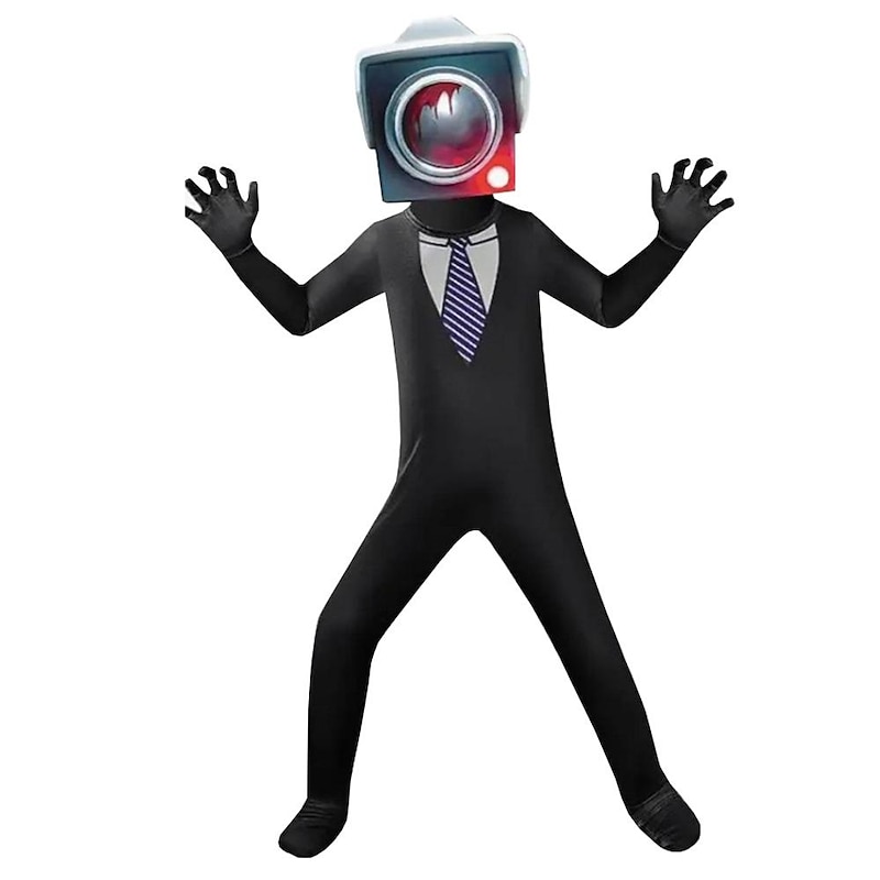 Speaker Man TV Man Camera Man Party Cosplay  Video Game Costumes for Adults' Men's Kid's2