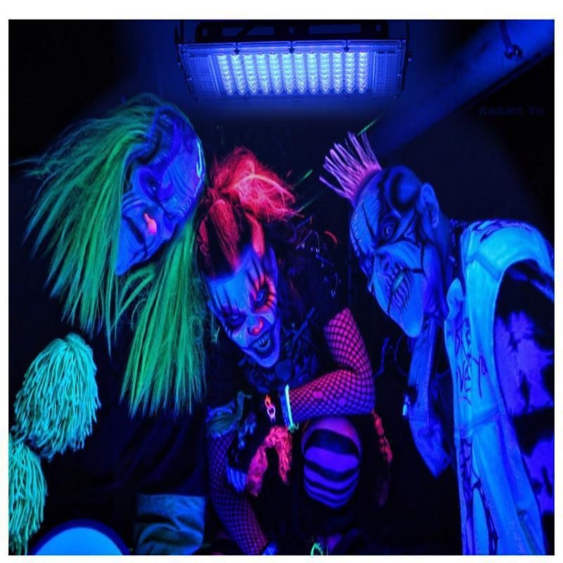 50W 100W LED UV Black Lights Stage Blacklight Ultraviolet Flood Effect Light for Halloween Xmas Dance DJ Disco Party Bar2