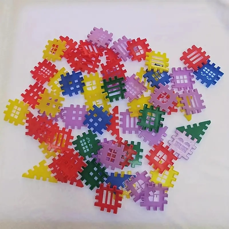 103pcs Villa Building Block Toys House Splicing Toys Montessori Toys For Young Children Fine Motor Skills Education - Classification And Matching Children's Education Stacked Toys Random Colors2