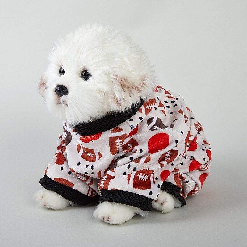 Dog Cat Sweatshirt Party Funny Winter Breathable Soft Washable Comfortable Outdoor Halloween Casual Daily Dog Clothing for Bichon Frise Pomeranian Baby Pet Papillon Small