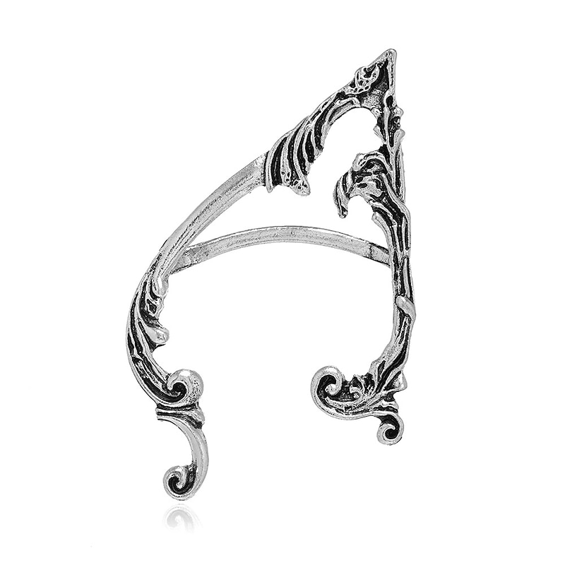 Elf Halloween Ear Cuffs Punk Gothic Adults' Women's Halloween Carnival Mardi Gras Easy Halloween Costumes Dress Up4