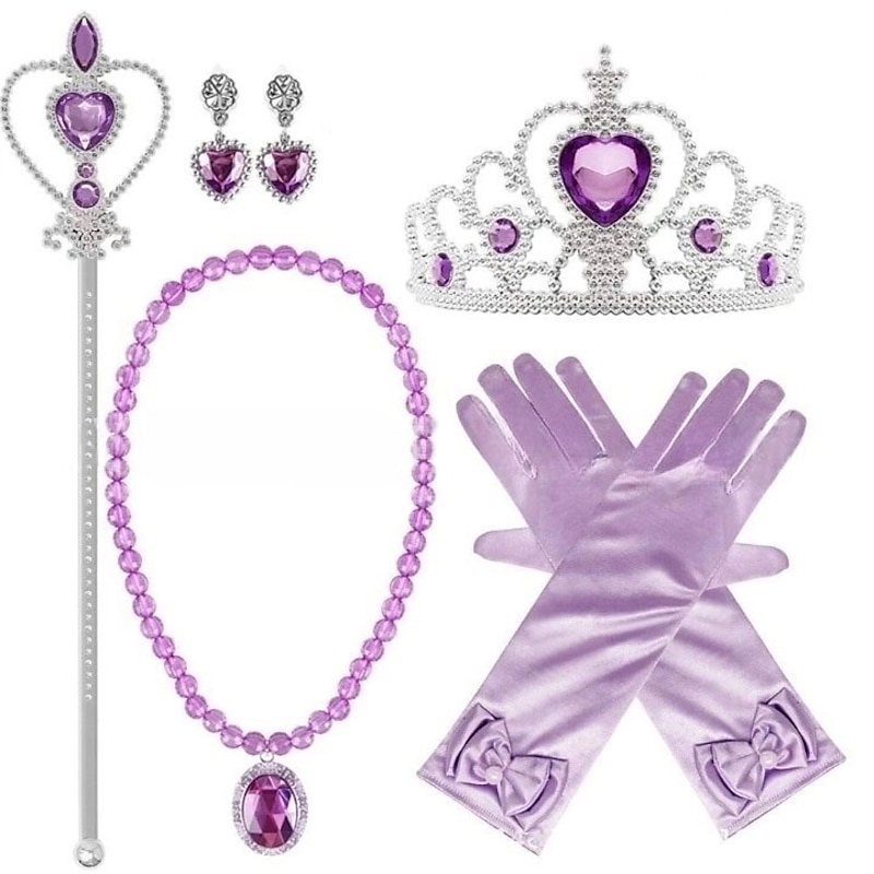 Cinderella Princess Elsa Princess Cosplay Jewelry Accessories Cosplay Movie Cosplay for Girls' Kid's Carnival Children's Day Masquerade