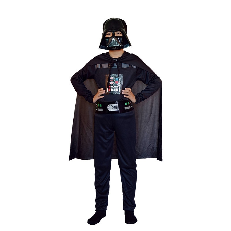 Darth Vader Cosplay Costume Outfits Cosplay Movie Cosplay for Boys Girls' Kid's Carnival Children's Day Masquerade3