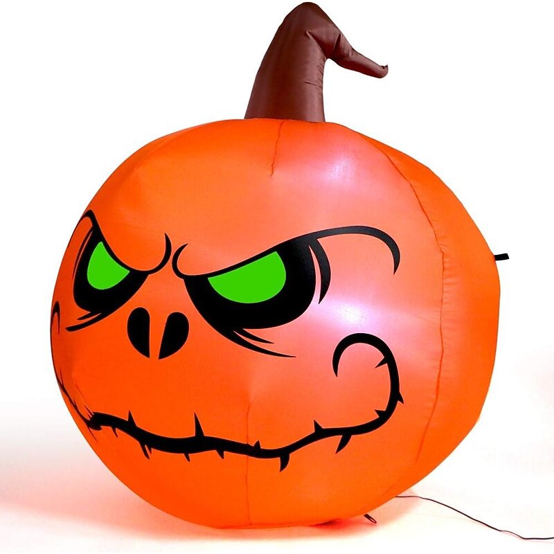 Halloween Decorations Inflatables Witch Pumpkin Light Outdoor large Scary Witch Blow Up Outdoor Halloween Decorations for Yard Garden Lawn Party4