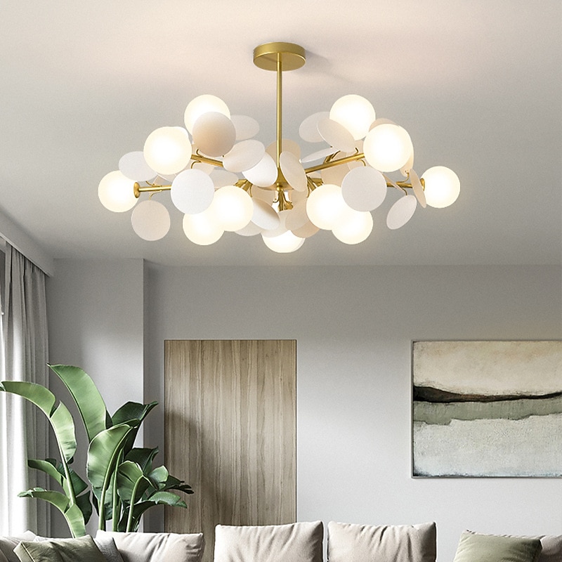 Modern Sputnik Chandelier Acrylic Pendant Light 8/10/12 Head Creative Ceiling Lights Lighting Fixture,for Restaurant Living Room Bedroom Coffee Shop Art Deco 110-240V