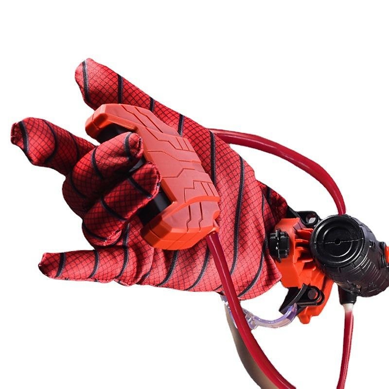 Spider Wrist Launcher Manual Press Burst Water Gun Children Wearable Spider Gloves Water Toys Halloween Gift3