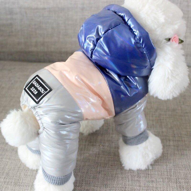 Dog Cat Coat Jacket Fashion Casual Winter Waterproof Breathable Soft Washable Comfortable Casual Daily Dog Clothing for Bichon Frise Pomeranian Baby Pet Papillon Small