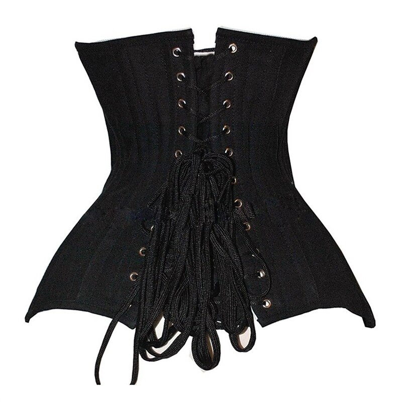 Retro Vintage Cosplay Costume Masquerade Overbust Corset Cosplay Buckle Solid Colored Fancy Dress Women's Fantasy Steampunk Halloween Masquerade Performance Halloween Party / Evening Adults' Corset3