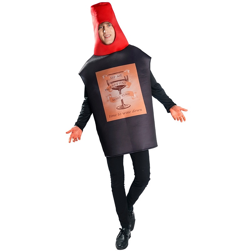 Couples Cheese Wine Funny Costumes Couples' Costumes Men's Women's Movie Cosplay Cosplay Costumes Black Leotard / Onesie Halloween Carnival Masquerade3