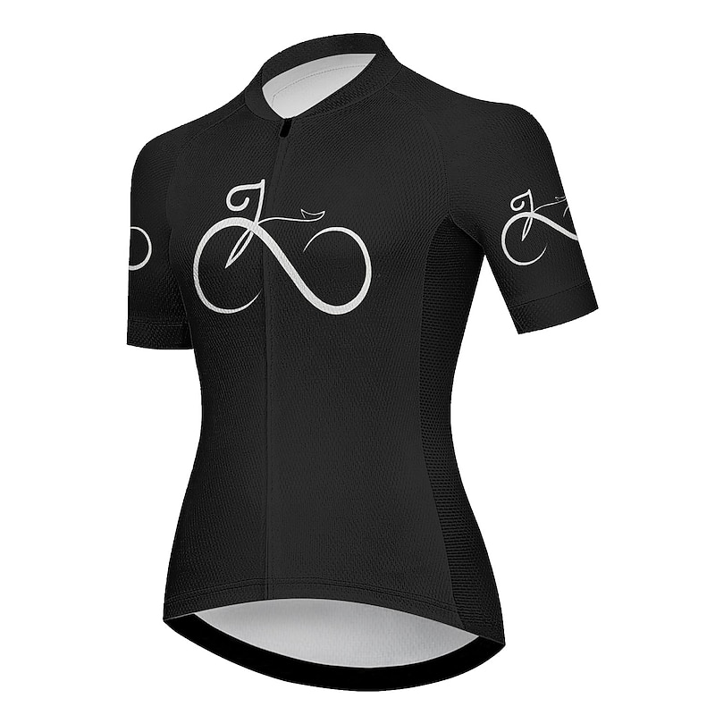 Women's Cycling Jersey Graphic Funny Short Sleeve Bike Jersey Top with 3 Rear Pockets Mountain Bike MTB Road Bike Cycling Fast Dry Quick Dry Soft Reflective Strips Sports Black Yellow Pink Clothing4