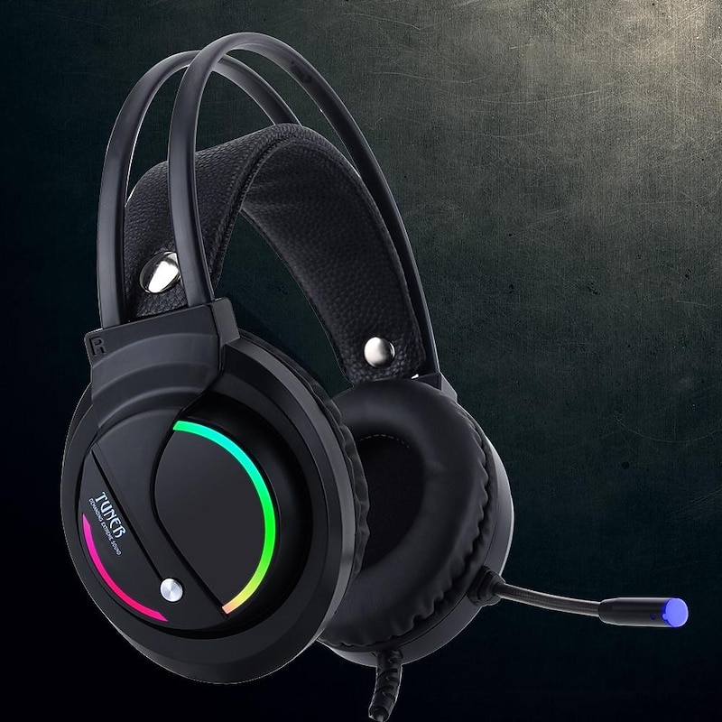 Gaming Headset 7.1 Surround Sound USB 3.5mm Wired Game Headphones with Microphone Stereo LED USB Headphone For PC PS4 XBOX ONE Gamers4