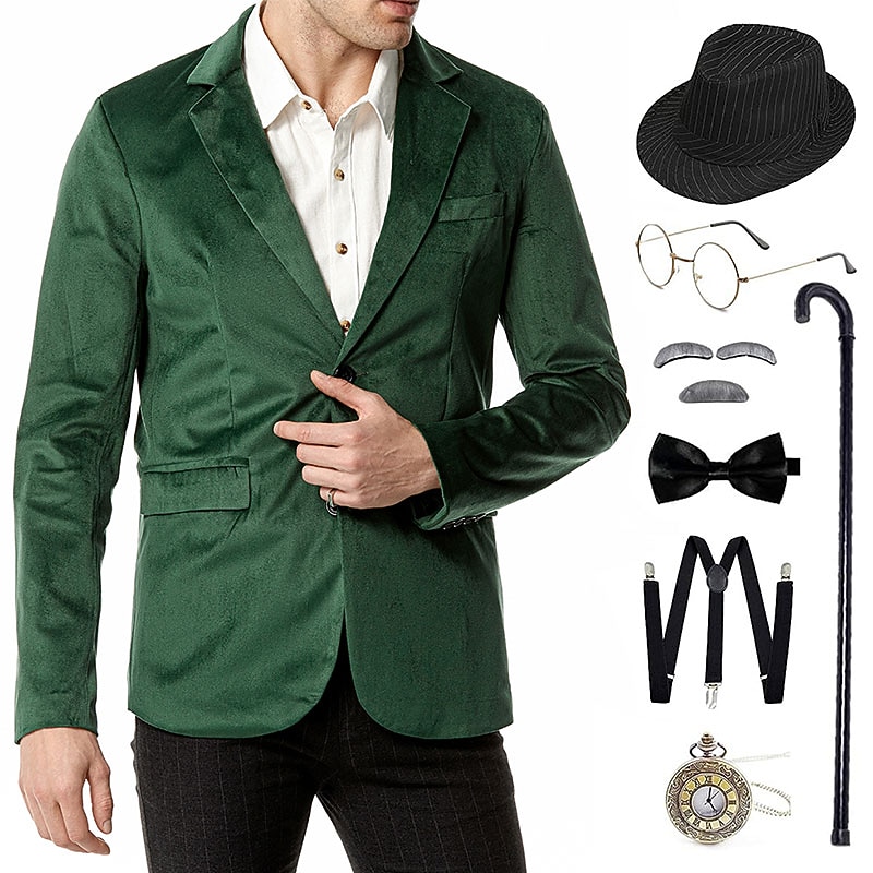 Retro Vintage Roaring 20s 1920s Outfits Suits & Blazers Panama Hat Normal Gentleman Gangster Fancy Dress Men's Christmas Halloween Masquerade Prom Club Bachelorette Party Adults' Bow Tuxedo Hat All4