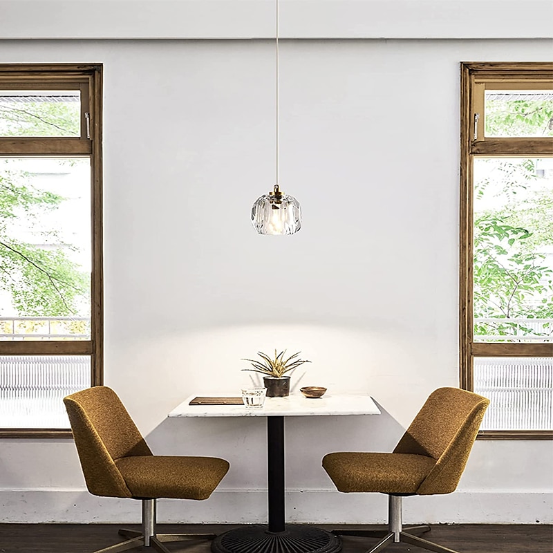 Crystal Chandelier LED Modern Pendant Light Raindrop Ceiling Light Crystal Ball Lighting Fixture 36 Lights for Staircase Living Room Hotel Hallway Foyer Entryway 110-240V4