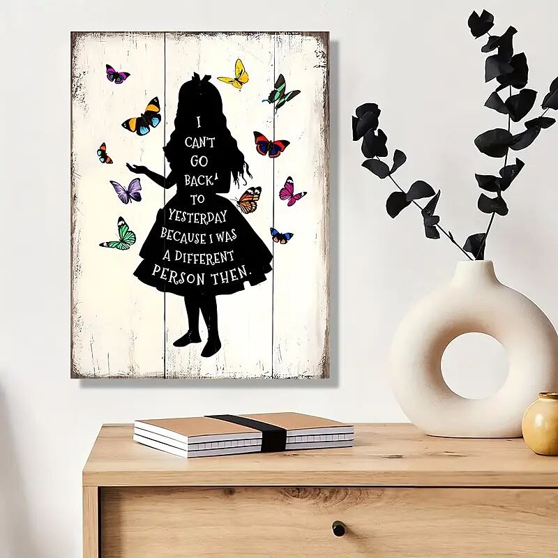 Halloween Wall Art Canvas Alice Wonderland Prints and Posters Abstract Portrait Pictures Decorative Fabric Painting For Living Room Pictures No Frame4