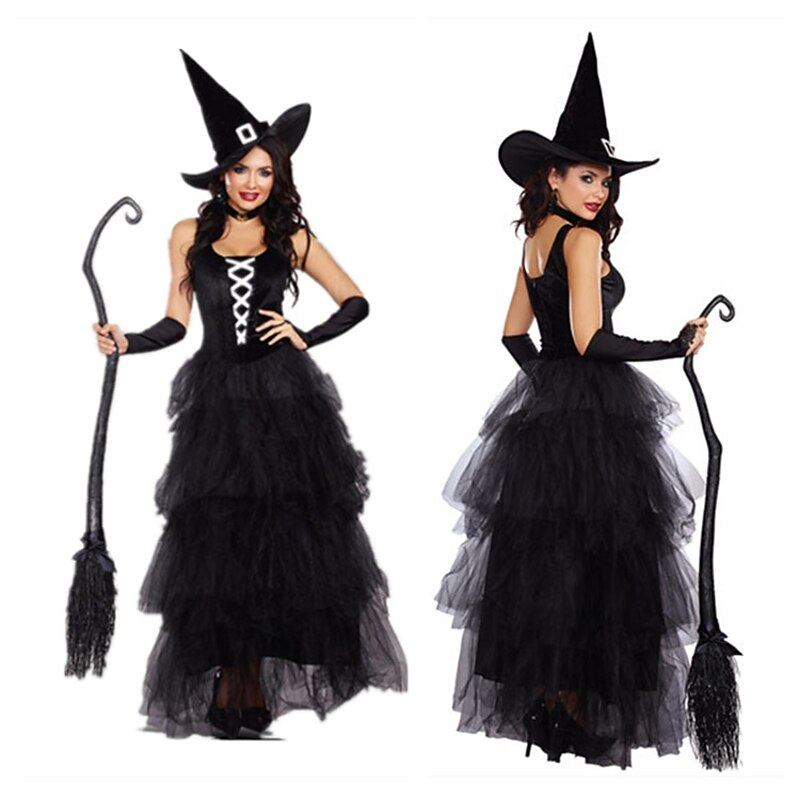 Witch Halloween Dress Cosplay Costume Costume Walpurgis Night Sexy Costume Adults' Women's Masquerade Mardi Gras Party Halloween Easy Halloween Costumes Dress Up