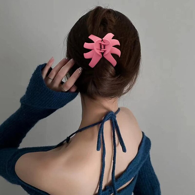1PC Hair Clips Extra Large Claw Clips for Thick Hair Large Hair Clips 3.15'' Big Octopus Hair Clip Jumbo Hair Claws Hair Accessories for Women Girls Assorted Color2