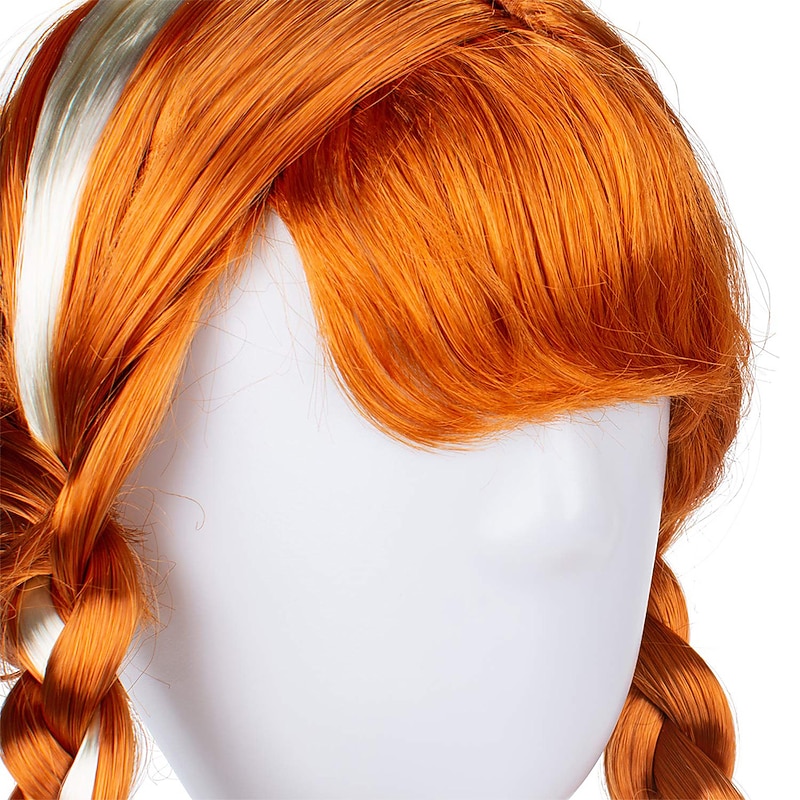 Princess Anna Wigs for Little Girls Birthday Carnival Christmas Party Halloween Wigs4