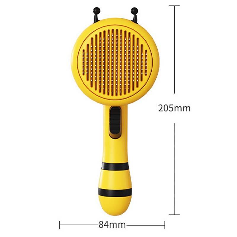Little Bee Pet Needle Comb Cat Comb One Button Hair Comb Tool Pet Comb2