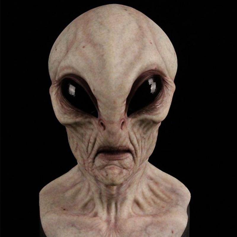 Alien Halloween Mask Halloween Props Realistic Mask Funny Scary Costume Adults' Men's Women's Halloween Carnival Mardi Gras Easy Halloween Costumes Dress Up4