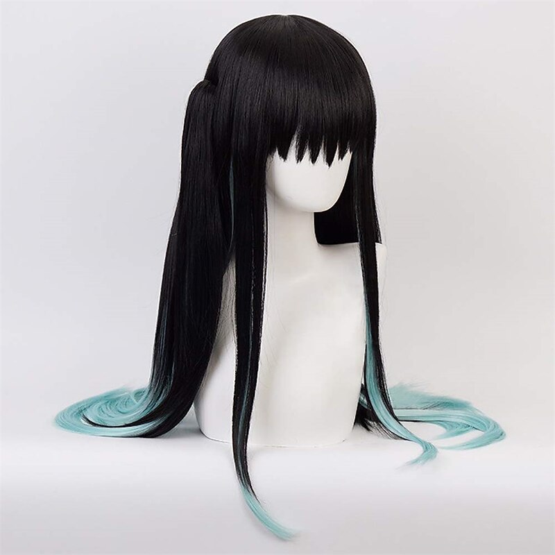 Cosplay Wig with Clip Ponytail Wig Cap Cosplay Party Wigs Halloween Wigs3