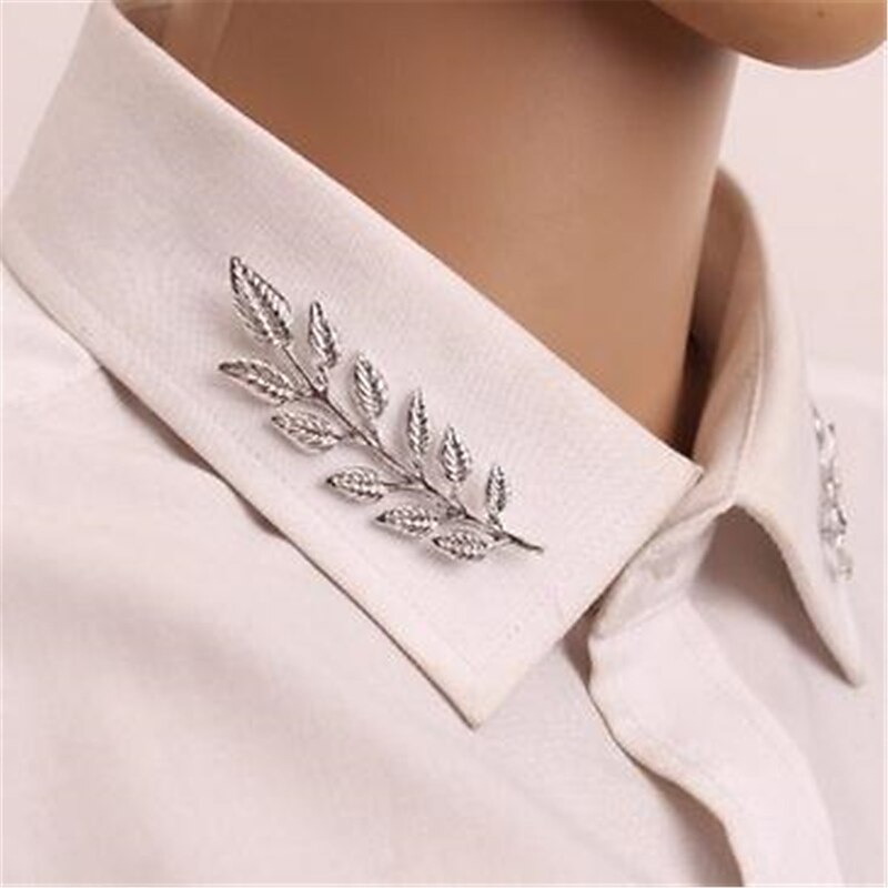 Women's Brooches Fashion Outdoor Leaf Brooch3
