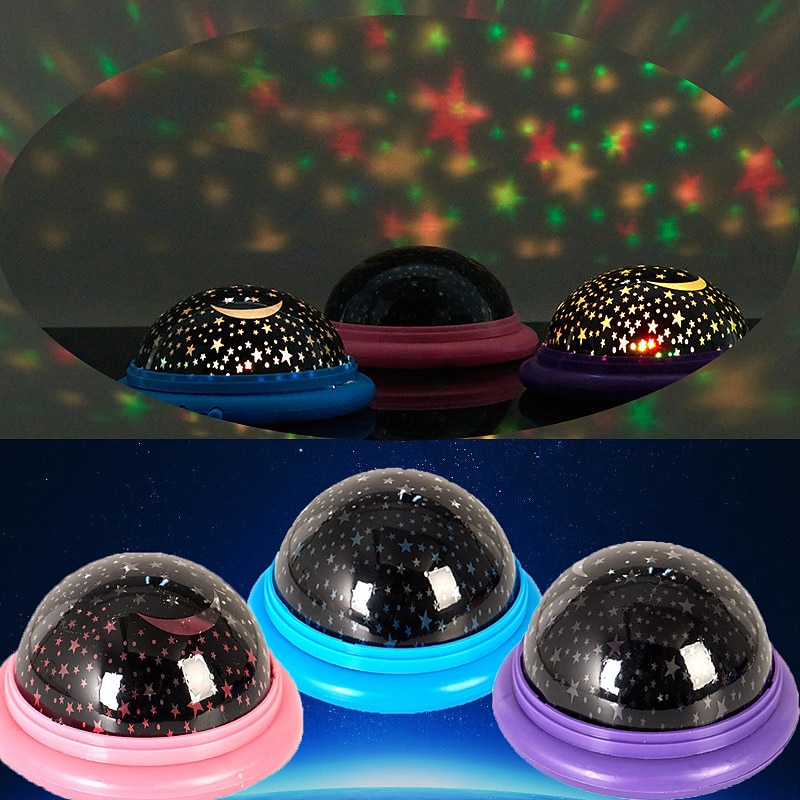 Baby Star Sky Projector Lamp Color Changing Starry UFO LED Night Light Moon Cosmos Kids Toys Bedroom Decor Birthday Gifts