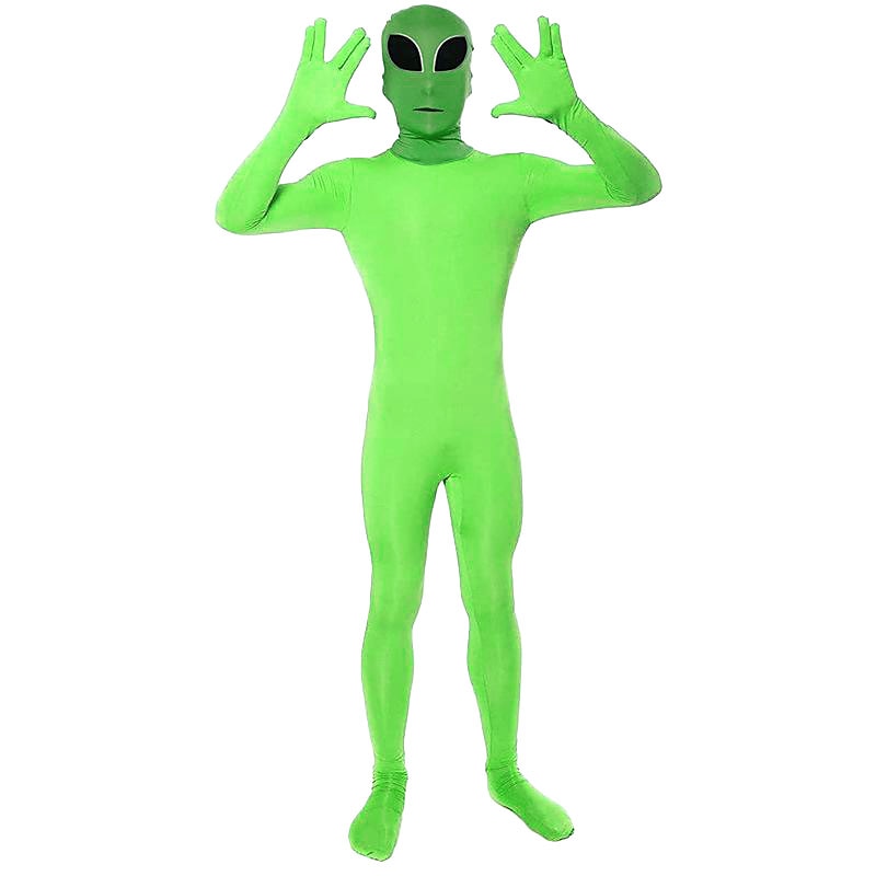 Alien Halloween Zentai Suits Bodysuit Carnival Costume Full Body Suit Cosplay Kid's Adults' Unisex Halloween Carnival Mardi Gras Party Easy Halloween Costumes Dress Up2