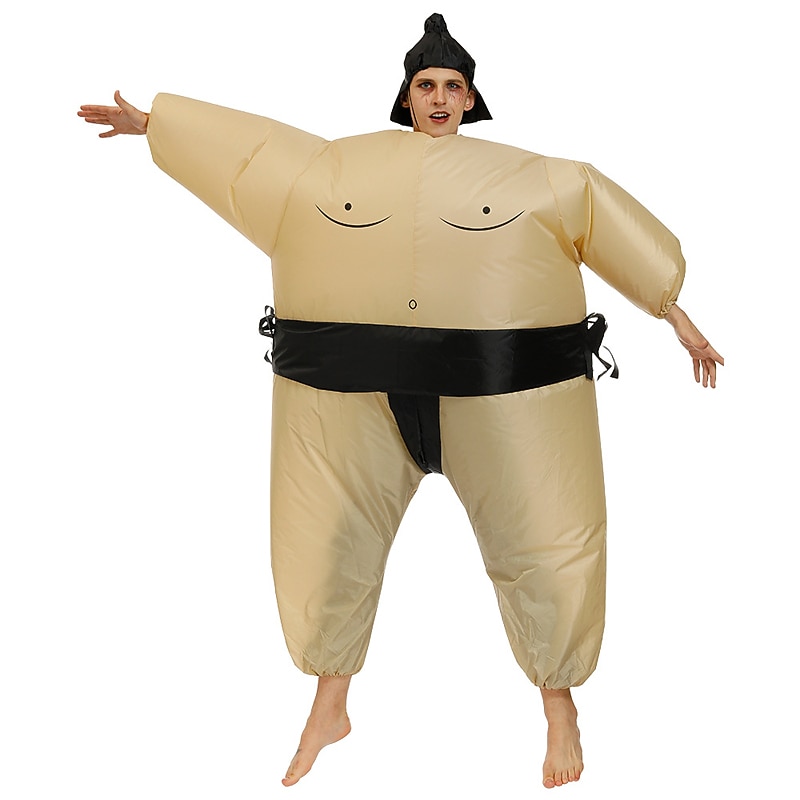 Sumo Wrestler Carnival Costume Cosplay Costume Inflatable Costumes Kid's Adults' All Funny Costume Halloween Carnival Masquerade Easy Carnival Costume3