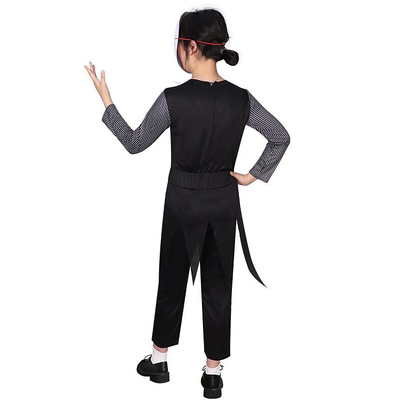 Jack Skellington Halloween Cosplay Costume Masquerade The Nightmare Before Christmas Cosplay Kid's Boys' Girls' Masquerade Party / Evening Easy Halloween Costumes Dress Up3
