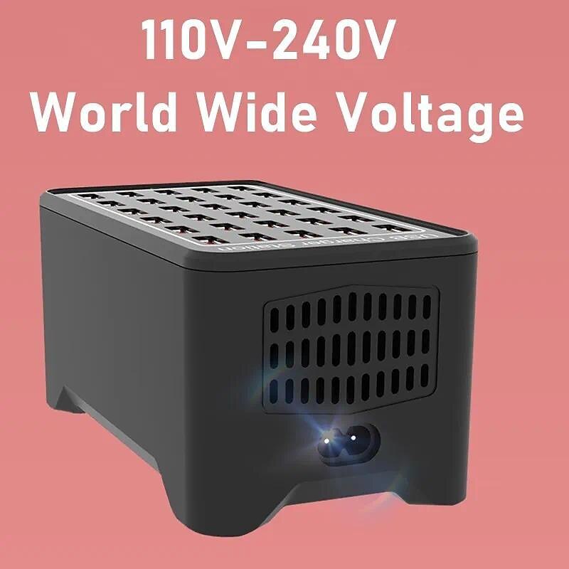 150W Multi USB Charger 30 Port USB Fast Charging Station Universal Carregador Portatil For Iphone 13 Samsung Xiaomi Ipad Tablet4