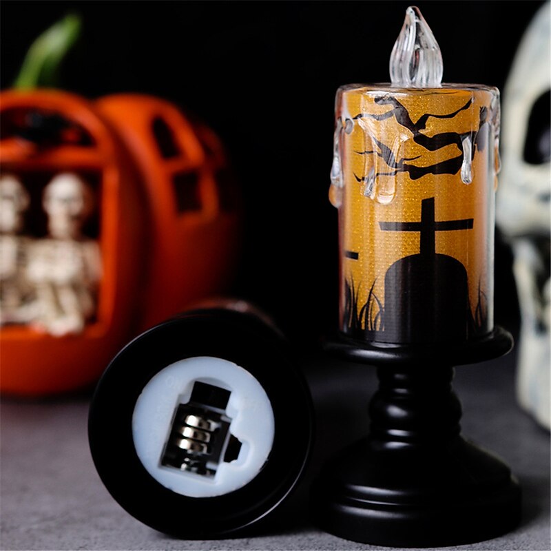 Halloween Candle Lantern New Cross border Ghost Festival Decorative Ornaments Pumpkin Candle Table Lantern Atmosphere Arrangement Props Small Night Lantern3