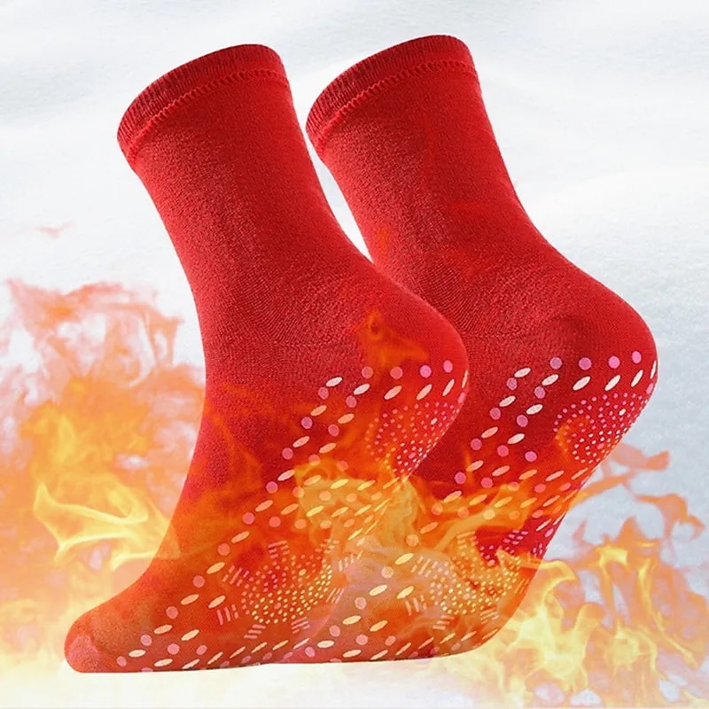 2 pairs Slimming Health Sock Weight Loss Health Sock Hyperthermia Magnetic Self-Heating Socks Foot Massage Thermotherapeutic Sock3
